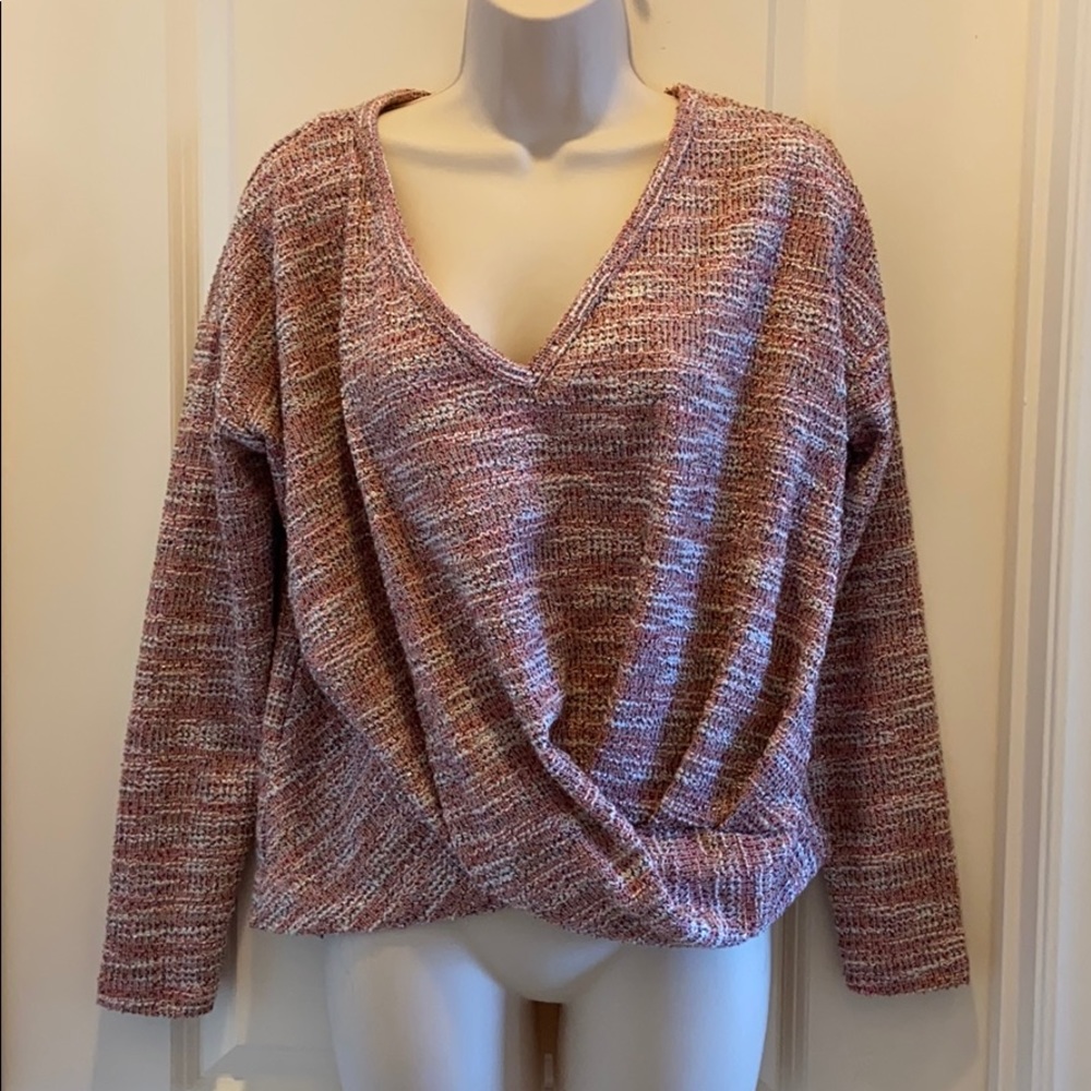 New with tags Lou & Grey Pink sweater size XS